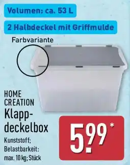 Aldi Nord HOME CREATION Klappdeckelbox Angebot