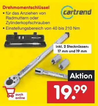 Netto Marken-Discount Cartrend Drehmomentschlüssel Angebot