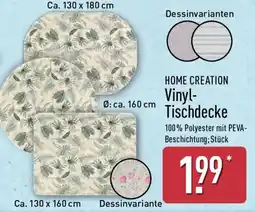 Aldi Nord HOME CREATION Vinyl Tischdecke Angebot