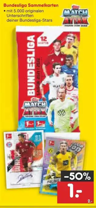 Netto Marken-Discount Bundesliga Sammelkarten Angebot