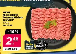 Netto Meine fleischerei putenhackfleisch Angebot
