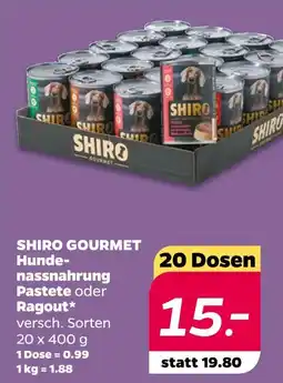 Netto Shiro gourmet hundenassnahrung Angebot