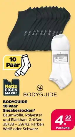 Netto Bodyguide sneakersocken Angebot