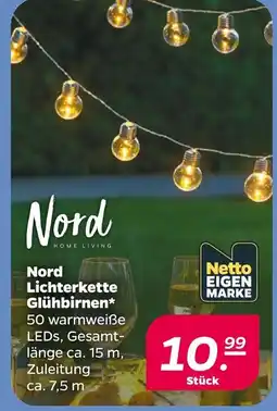 Netto Nord home living lichterkette glühbirnen Angebot