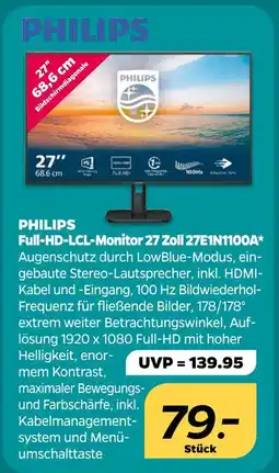 Netto Philips full-hd-lcl-monitor Angebot