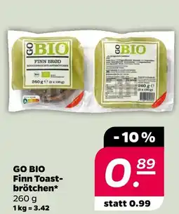 Netto Go bio finn toast-brötchen Angebot