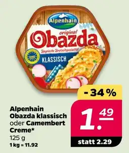 Netto Alpenhain obazda klassisch Angebot