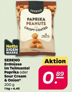 Netto Sereno erdnüsse im teigmantel Angebot