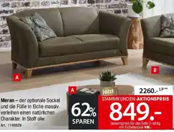 Zurbrüggen LANDSCAPE Sofa 2-sitzig Angebot