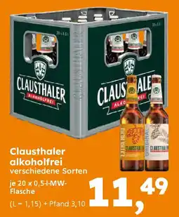 Globus Baumarkt Clausthaler alkoholfrei Angebot