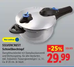 Lidl SILVERCREST Schnellkochtopf Angebot