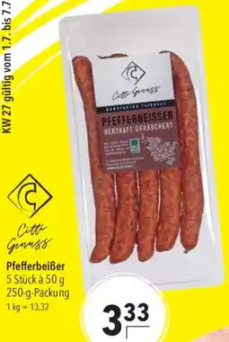 CITTI Markt Citti Genuss Pfefferbeißer Angebot