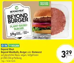 CITTI Markt Beyond Meat Beyond Meatballs, Burger oder Bratwurst Angebot