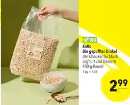CITTI Markt KoRo Bio gepuffter Dinkel Angebot
