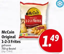 Nah & Frisch McCain Original 1.2.3 Frites Angebot