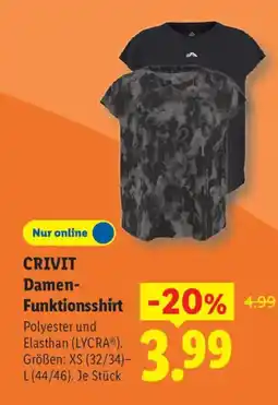 Lidl CRIVIT Damen- Funktionsshirt Angebot