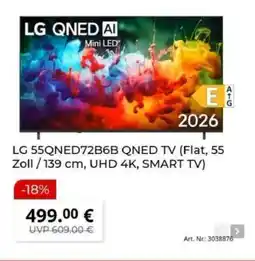 MediaMarkt LG 55QNED72B6B QNED TV Angebot