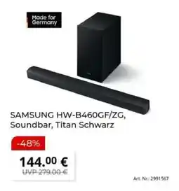 MediaMarkt SAMSUNG HW-B460GF/ZG Angebot
