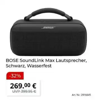 MediaMarkt BOSE SoundLink Max Lautsprecher Angebot
