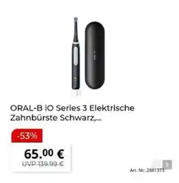 MediaMarkt ORAL-B iO Series 3 Elektrische Zahnbürste Schwarz Angebot