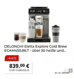 MediaMarkt DeLonghi Eletta Explore Cold Brew ECAM450.86.T Angebot