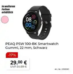 MediaMarkt PEAQ PSW 100-BK Smartwatch Angebot
