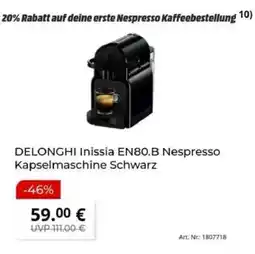 MediaMarkt DELONGHI Inissia EN80.B Angebot