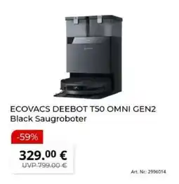MediaMarkt ECOVACS DEEBOT T50 OMNI GEN2 Angebot