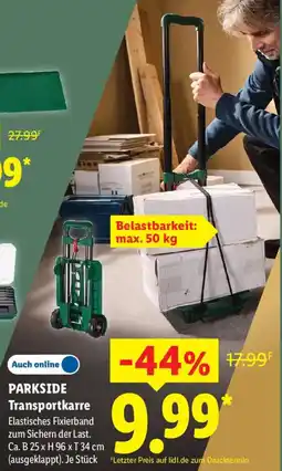 Lidl PARKSIDE Transportkarre Angebot