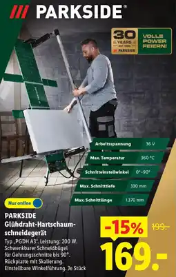 Lidl PARKSIDE Glühdraht-Hartschaumschneidegerät Angebot