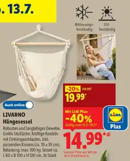 Lidl LIVARNO Hängesessel Angebot