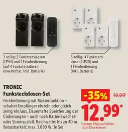 Lidl TRONIC Funksteckdosen-Set Angebot