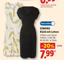 Lidl ESMARA Kleid mit Leinen Angebot