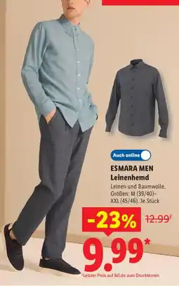 Lidl ESMARA MEN Leinenhemd Angebot