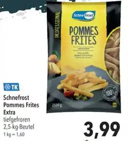 CITTI Markt Schnefrost Pommes Frites Extra Angebot