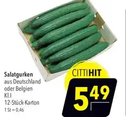 CITTI Markt Salatgurken Angebot