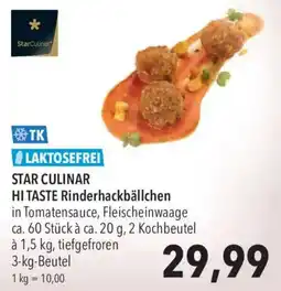 CITTI Markt Star culinar hi taste rinderhackbällchen Angebot