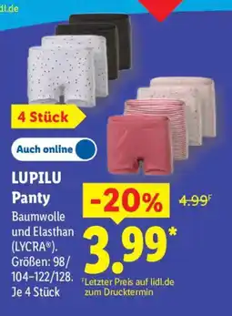 Lidl LUPILU Panty Angebot