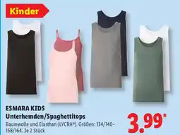 Lidl ESMARA KIDS Unterhemden/Spaghettitops Angebot