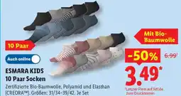 Lidl ESMARA KIDS 10 Paar Socken Angebot