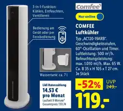 Lidl comfee Luftkühler Typ „AC120-19ARB". Angebot