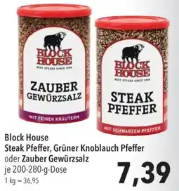 CITTI Markt Block House Steak Pfeffer, Grüner Knoblauch Pfeffer oder Zauber Gewürzsalz Angebot