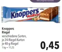 CITTI Markt Knoppers Riegel Angebot