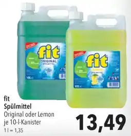 CITTI Markt fit Spülmittel Angebot