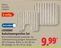 Lidl LIVARNO Badezimmergarnitur-Set Angebot