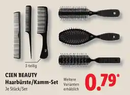 Lidl CIEN BEAUTY Haarbürste/Kamm-Set Angebot