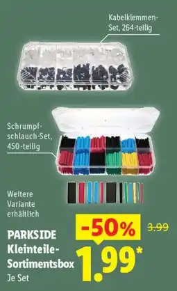 Lidl PARKSIDE Kleinteile- Sortiments box Angebot