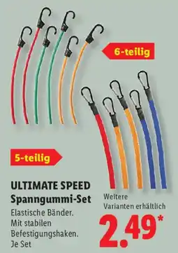Lidl ULTIMATE SPEED Spanngummi-Set Angebot