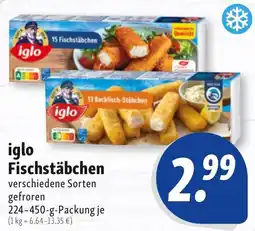 Nah & Frisch iglo Fischstäbchen Angebot