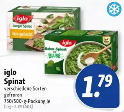 Nah & Frisch iglo Spinat Angebot